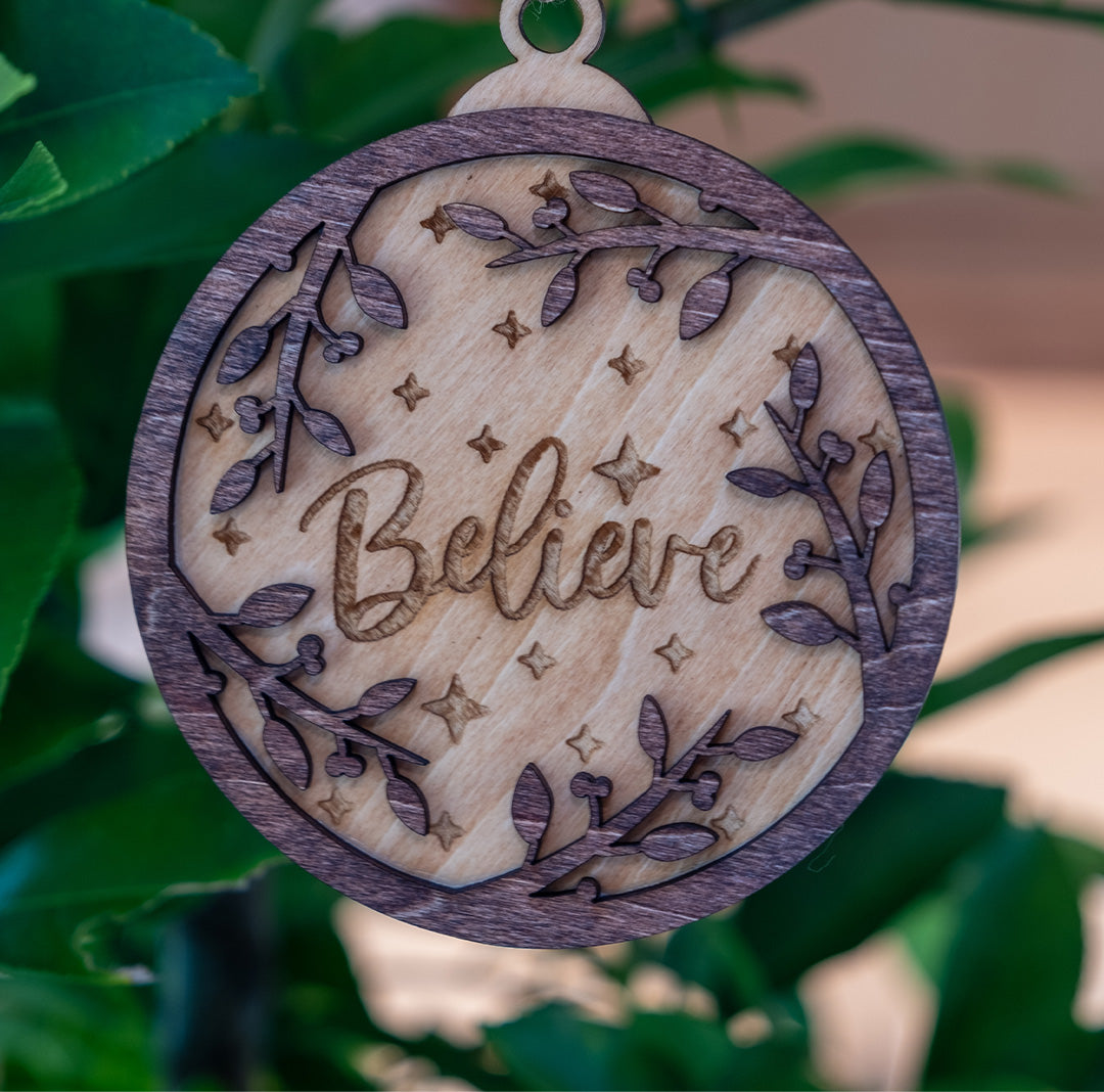Believe Ornament